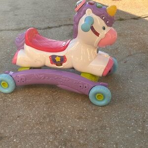 Magical Unicorn Ride-On with Lights